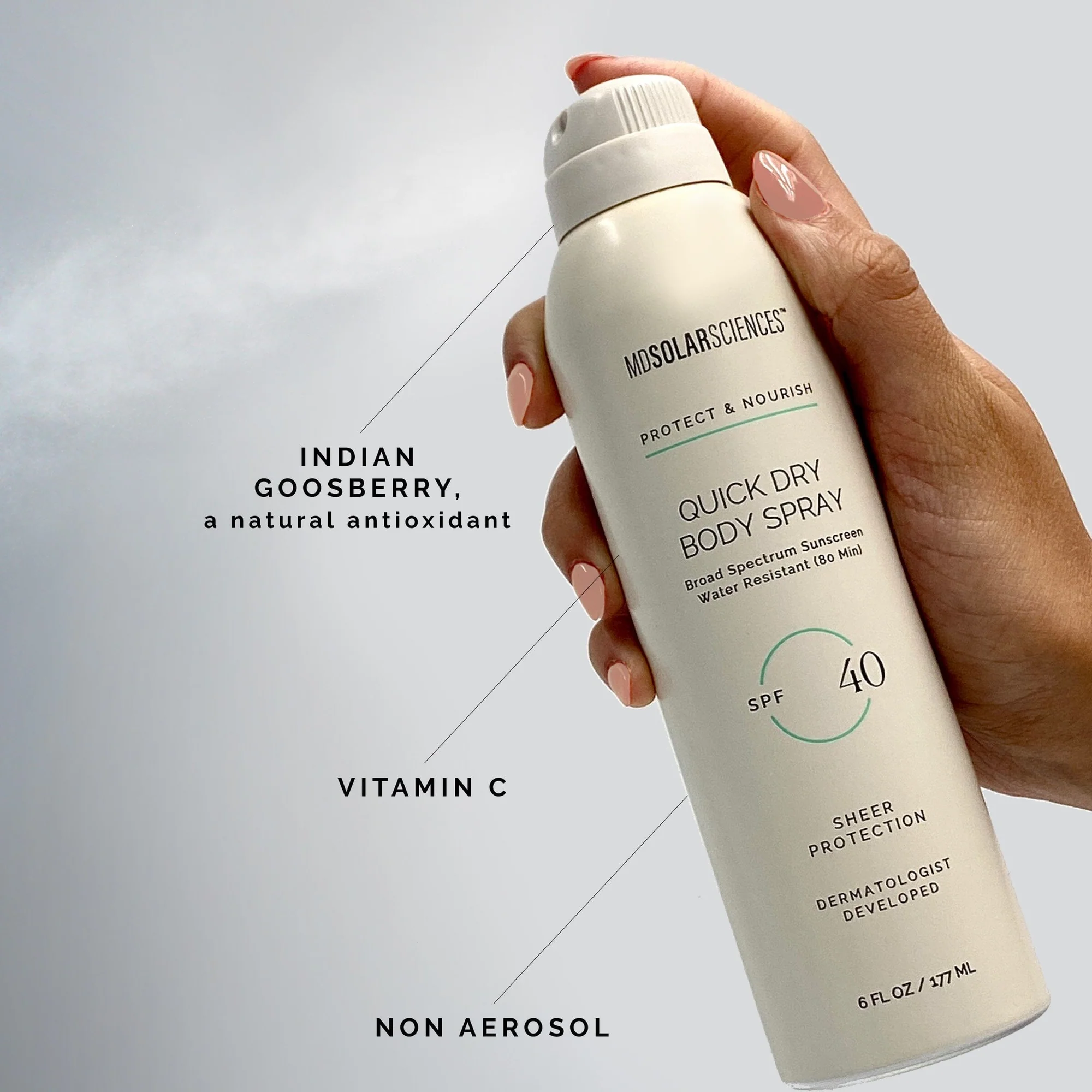 Quick Dry SPF 40 Sunscreen Spray 177ml image 1